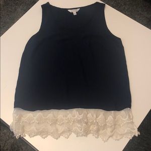 Navy blue blouse